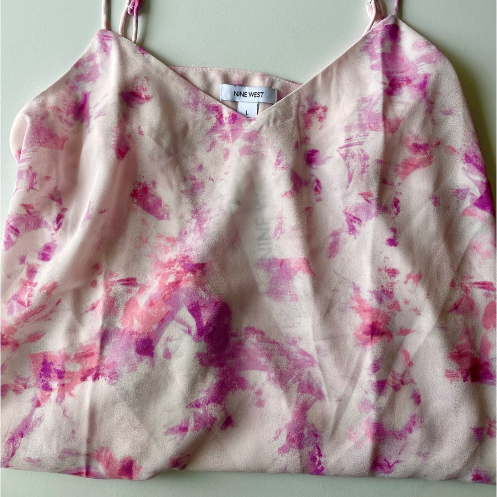 Spaghetti strap floral top